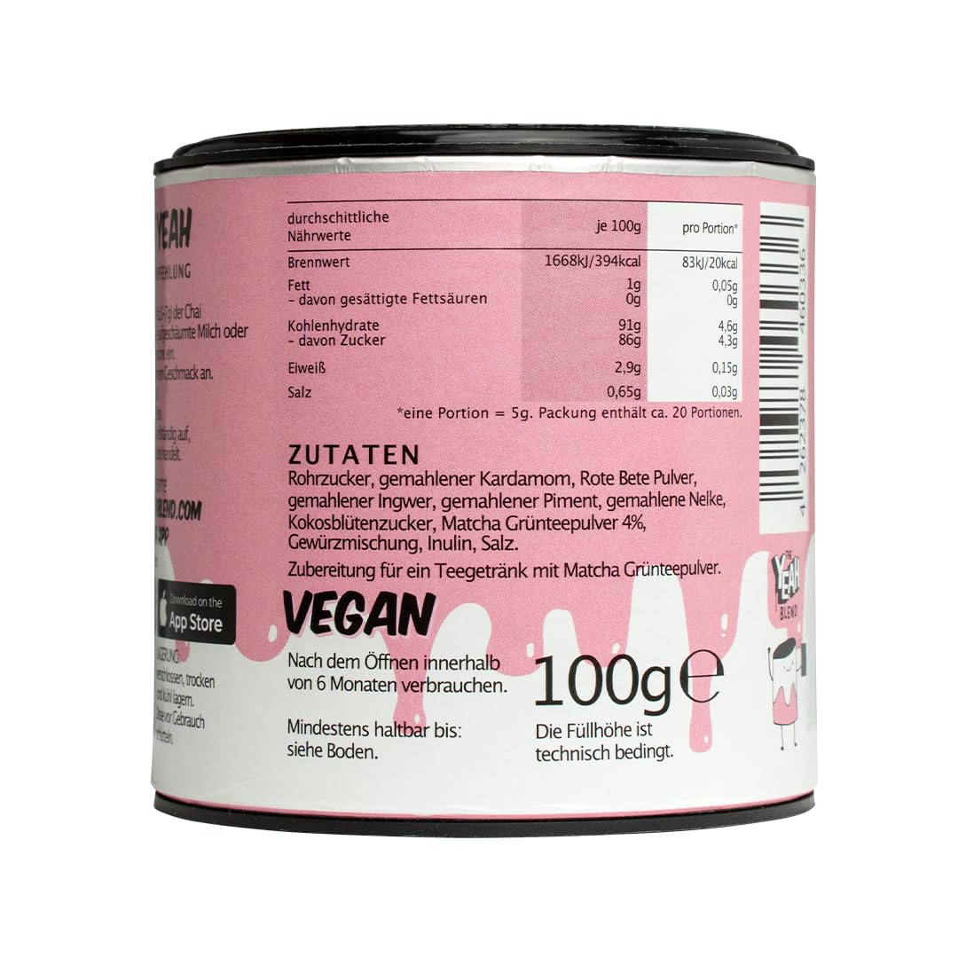 The Yeah Blend Pink Chai Latte