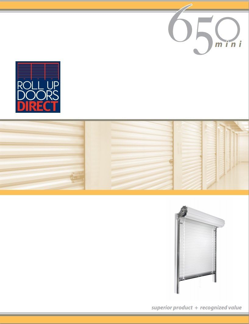 Roll Up Door 3ft W x 7ft H, Model 650