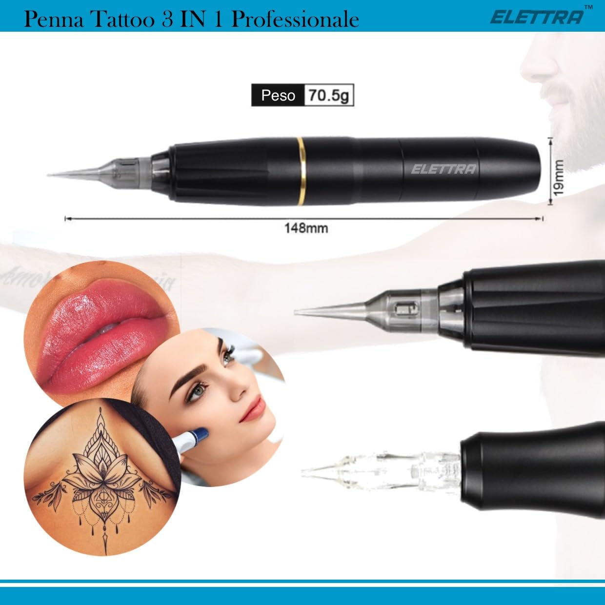 Dermographe Pour Maquillage Permanent France Dermo Skinflex L – Appareil Neuf, Fabriqué En France