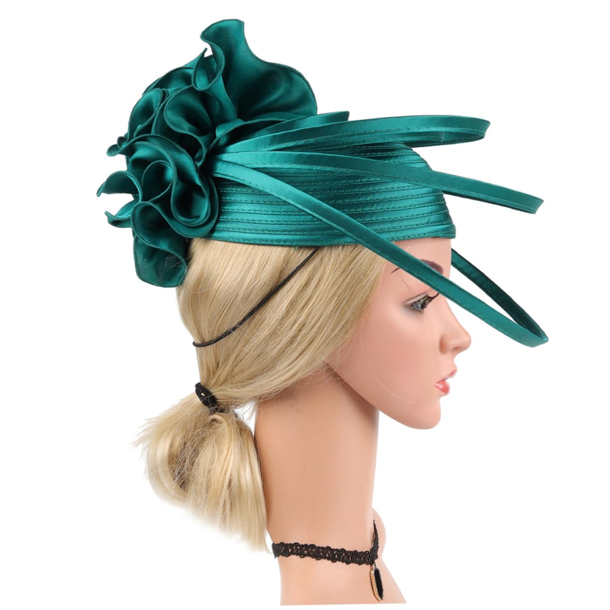 Gatuida Fascinator da Donna Elegante Resistente, Cappello da Sposa retrò Leggero Fascia, Accessorio per Chioma per Matrimoni, Banchetti e Feste Formali