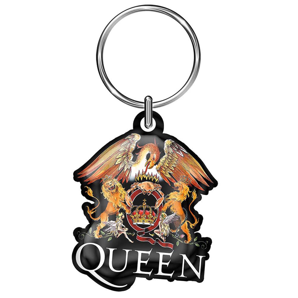 Queen Crest Metal Keyring