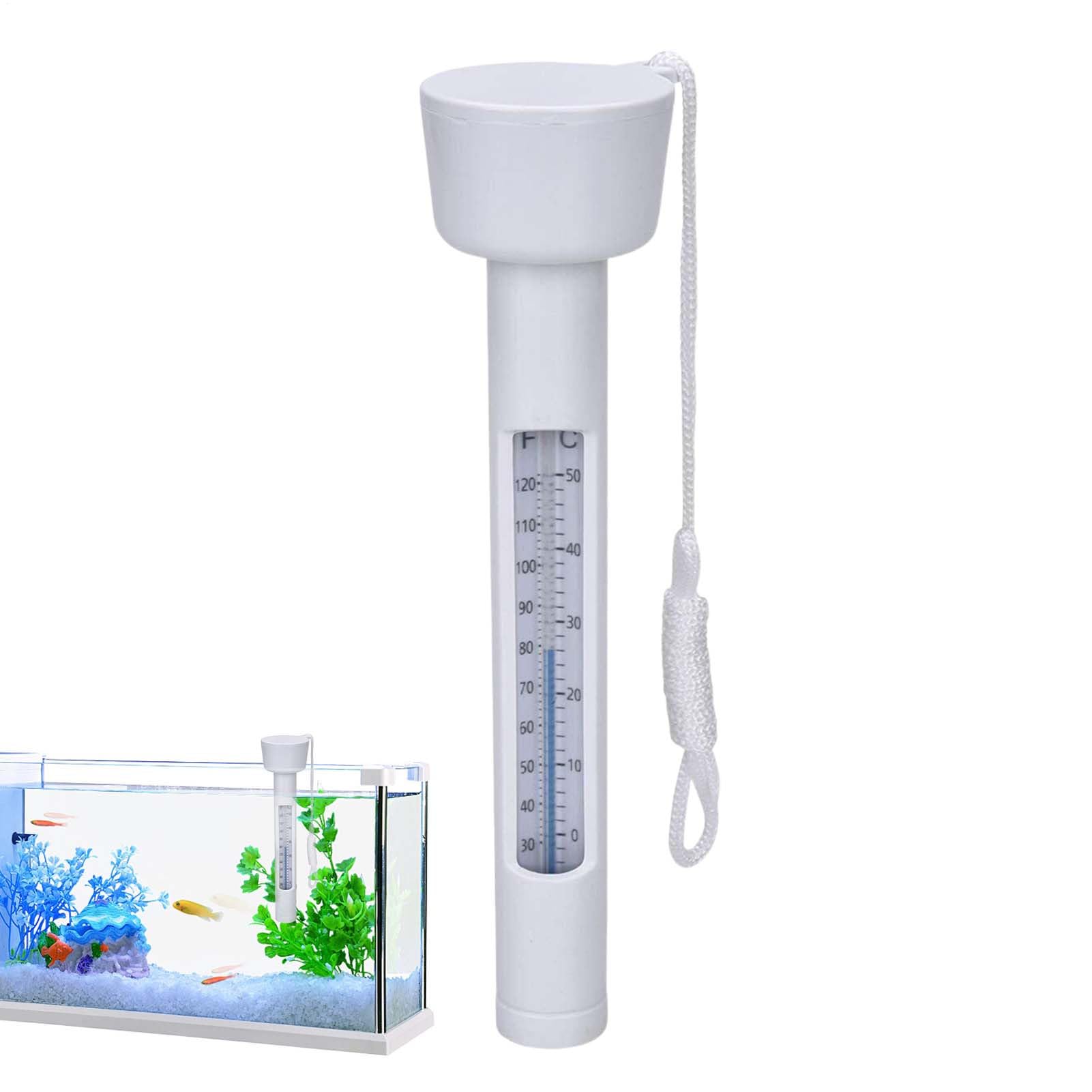 Thermomètre d'eau de piscine - Compteur flottant de 0 à 50 °C, moniteur de température pour étangs d'aquarium | Accessoire de température pour piscine, jardin aquatique, lacs, centres touristiques