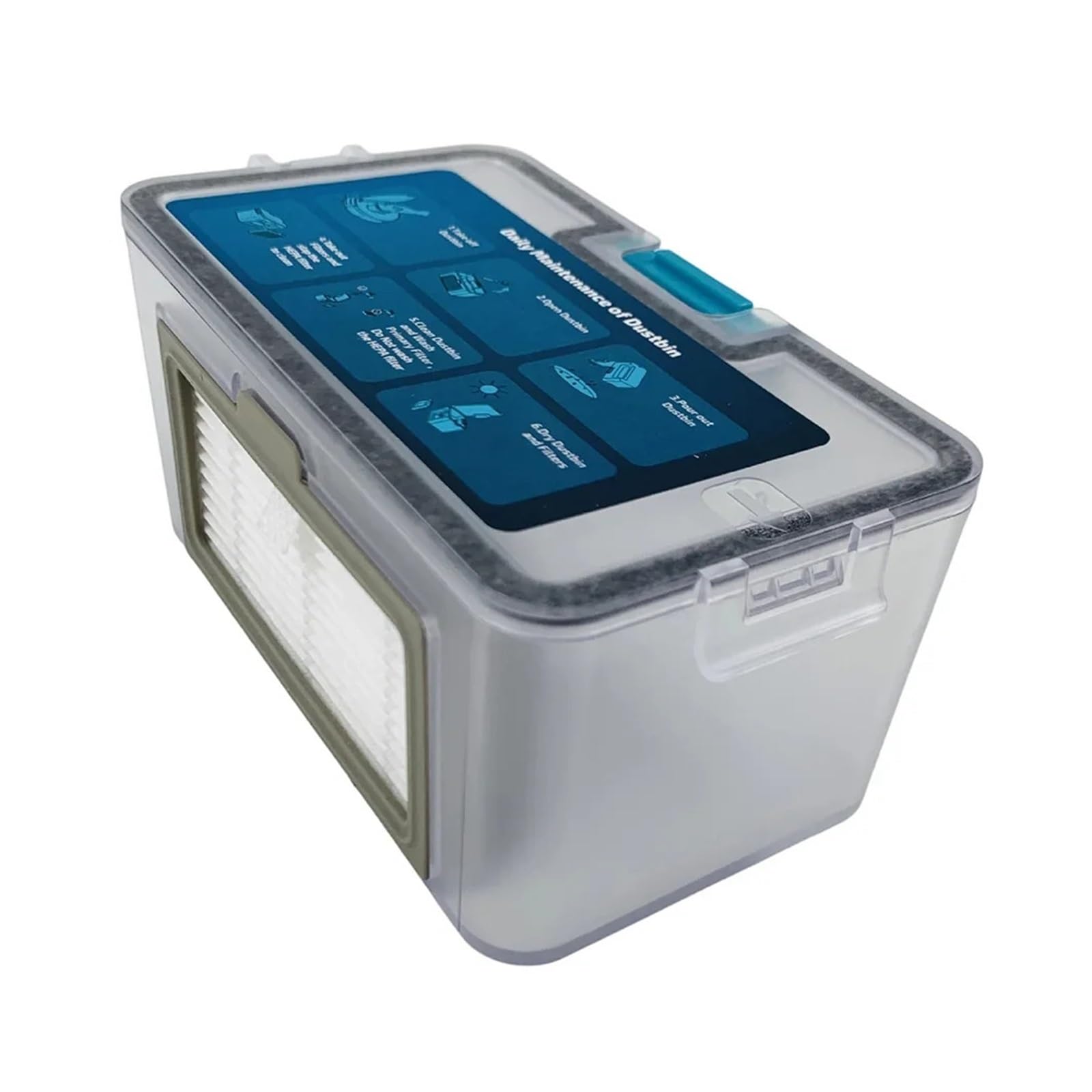 LMRXOFE Dust Box,Compatible For Kilgone,G20,Compatible For Conga,999 / M20 Robot Vacuum Cleaner Acssories Replament Parts