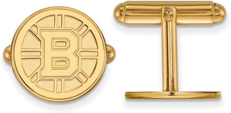 Boston Bruins Cufflinks (Gold Plated)