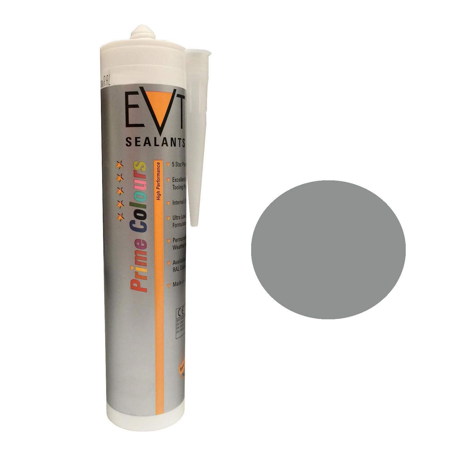 EVT Prime Colour - Silicone (RAL Coloured Silicones) (RAL 7042 Traffic Grey A)