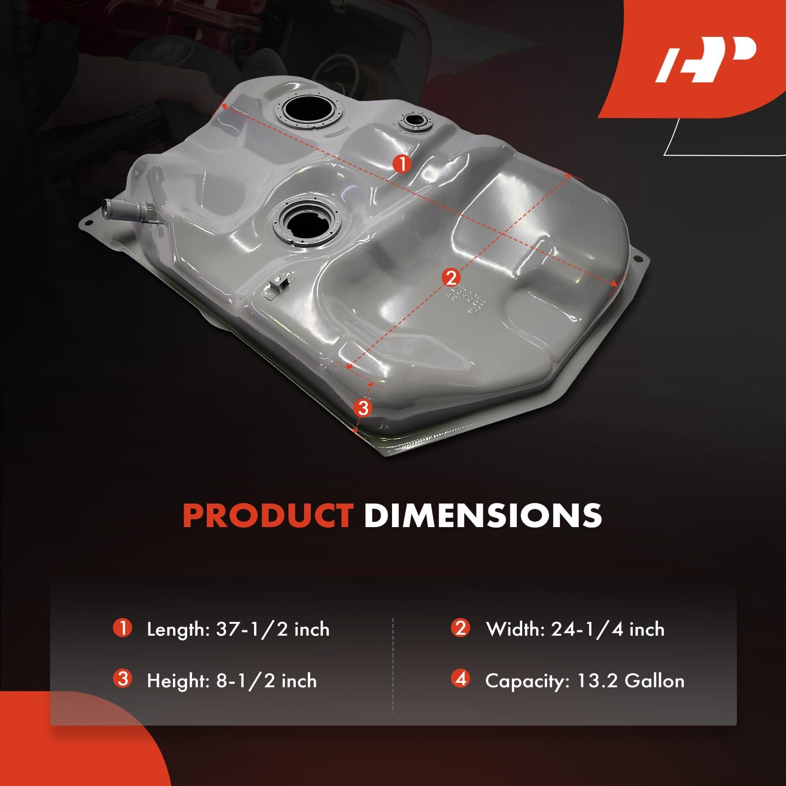 A-Premium Fuel Tank with O-Ring Compatible with Toyota Corolla