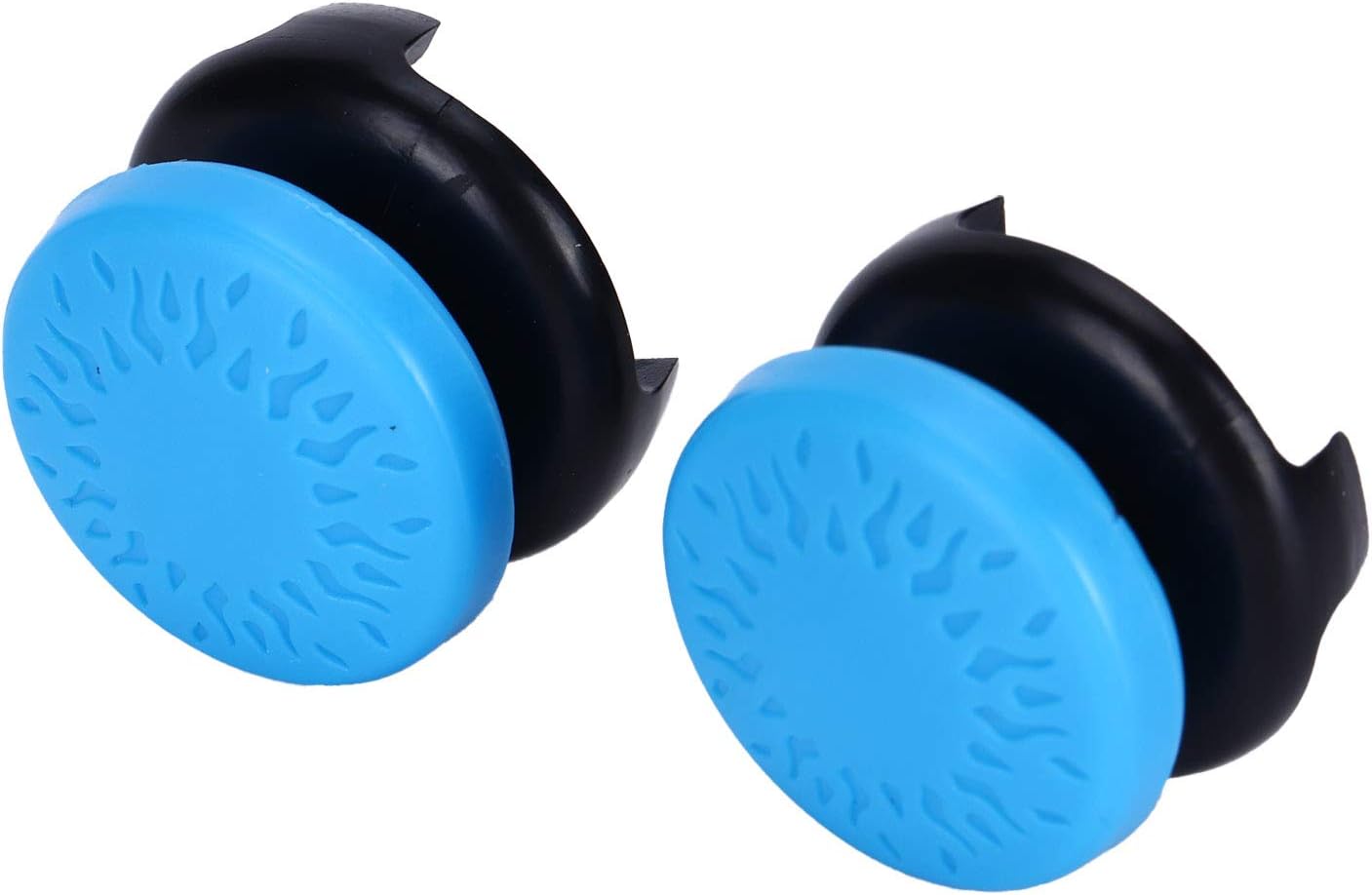 2Pcs Thumbstick, 4 Colors Available Silicone Accessories Replacement Thumb Grips Stick Joystick Controller Gamepad Key Cap for PS5 Game Joystick (Blue)