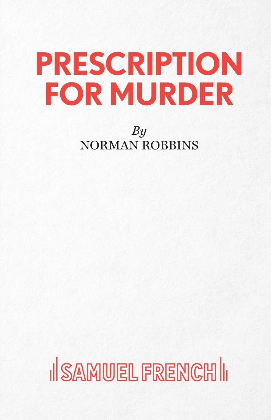 Norman Robbins Unisex Multicolor Prescription For Murder Paperback Book
