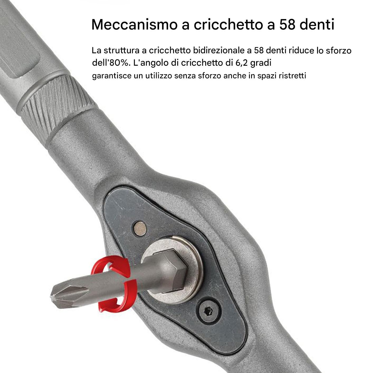 Juego De Destornilladores Magnéticos 43 En 1 Herramienta De Reparación | Juego De Destornilladores De Trinquete Para Hogar Garaje Bicicleta Gafas De Sol Gafas