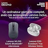 Lenovo IdeaPad Slim 5 14IRH10 - Ordinateur Portable 14'' OLED WUXGA (Intel Core i7-13620H, RAM 16Go, SSD 512Go, Intel UHD Graphique, Windows 11 Home) Clavier AZERTY, Écouteurs et Souris Inclus - Gris Intel Core i7-13620H 16 Go 512 GB Intel UHD Graphique 14'' OLED Gris