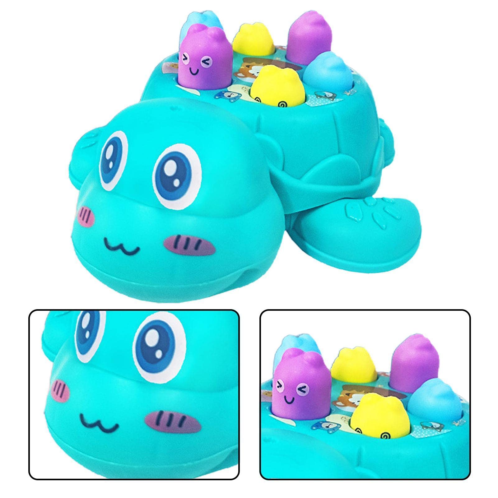 Générique Jeu Whack Jouet Tortue Interactif Jeu Parent-Enfant Avec Taupes Clignotantes Colorées Pour La Famille, Fournitures De Développement éducatif Précoce Pour Fils, Filles De Plus De 2 Ans