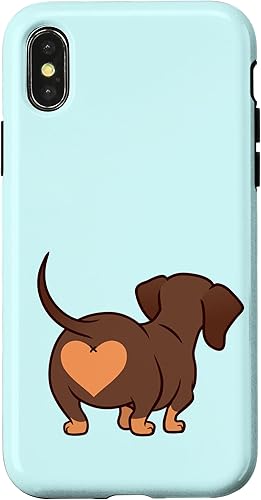 Miniatura 7 de iPhone 12 Pro Max Dachshund Butt Heart Weiner Dog Mom Estuche de regalo