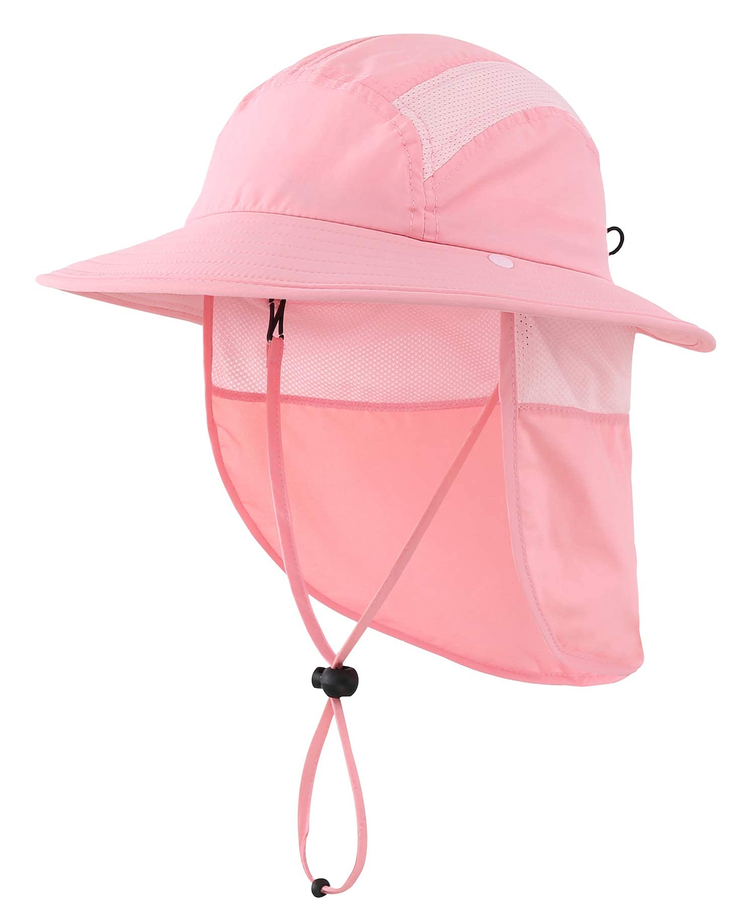 Home Prefer UPF 50+ Boys Sun Hat with Neck Flap Wide Brim Summer Beach Bucket Hat for Boys Girls Toddler Kids Safari Hat
