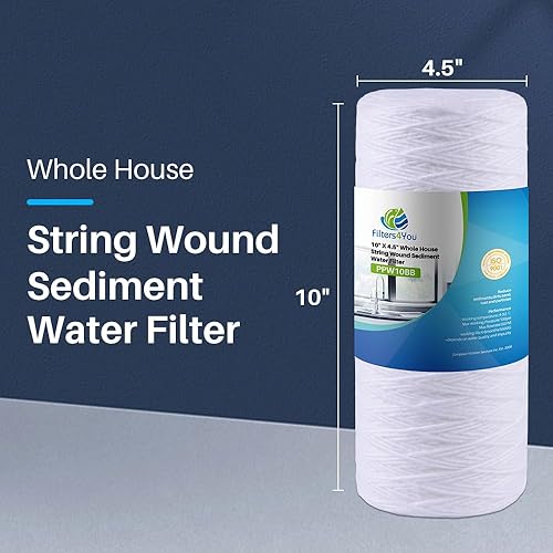 CFS - 1 cartucho de filtro de agua de sedimentos de gran capacidad compatible con los modelos Campbell HDSC5 - Elimina el mal sabor y olor -