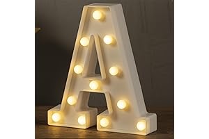 HXWEIYE Big Light-Up Marquee Letter A