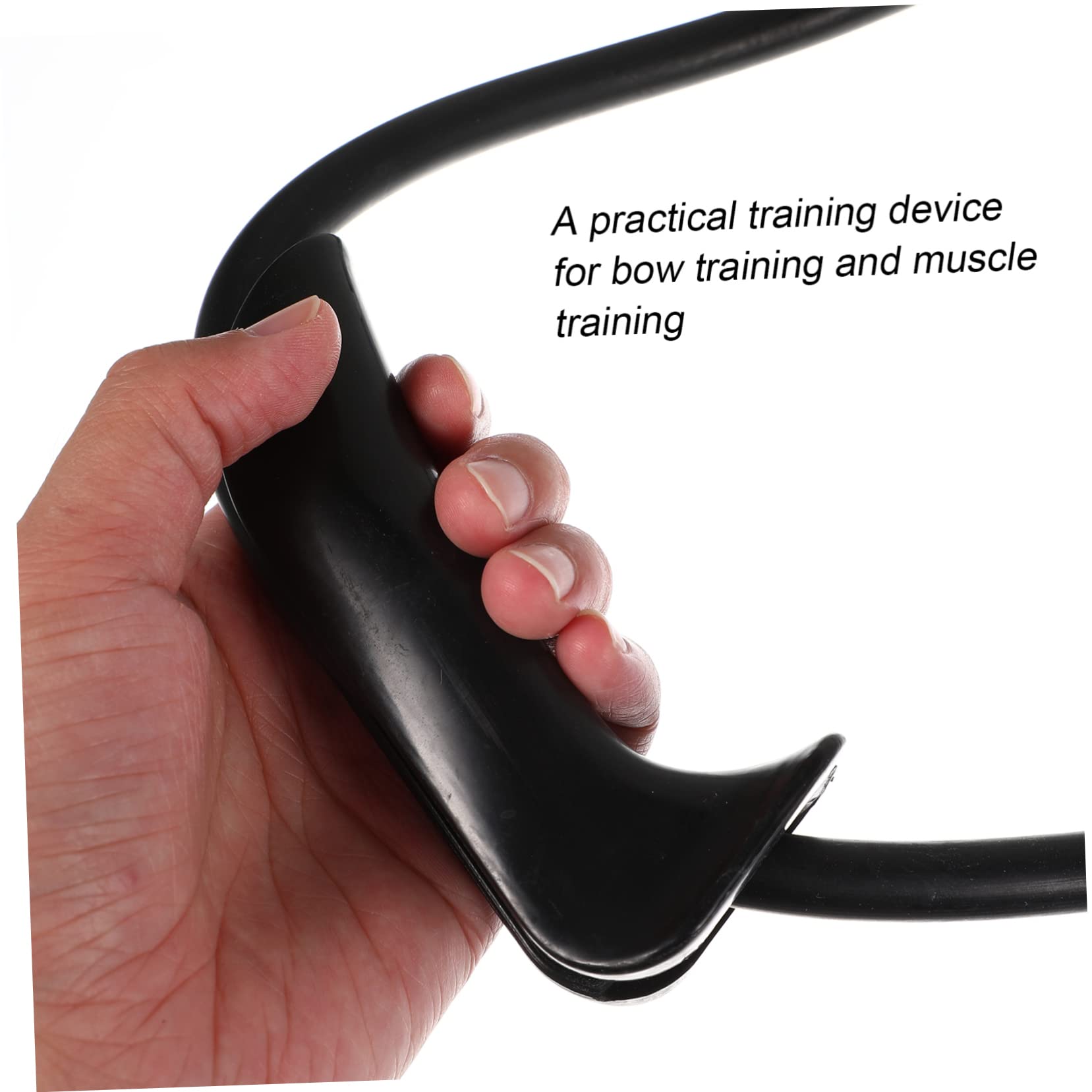 GAROZATION Archery Draw Training Aid Puller Stretch Band Archery Exercise Equipment for Strength Training