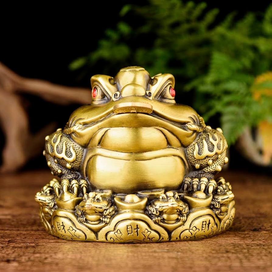 Amazon.co.jp: 三脚蛙 三本脚の蛙 三脚蟾蜍 三本足の蛙 カエル