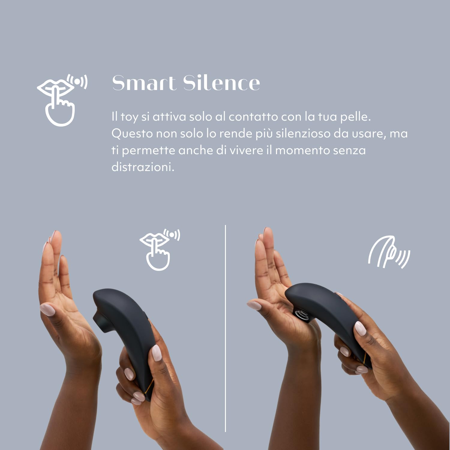 Womanizer Premium 1 Succhia Clitoride per Donna | Succhiatore Clitorideo con Autopilot & Smart Silence | Stimolatore Vibratore con 12 Intensità | Sex Toy Impermeabile | Nero