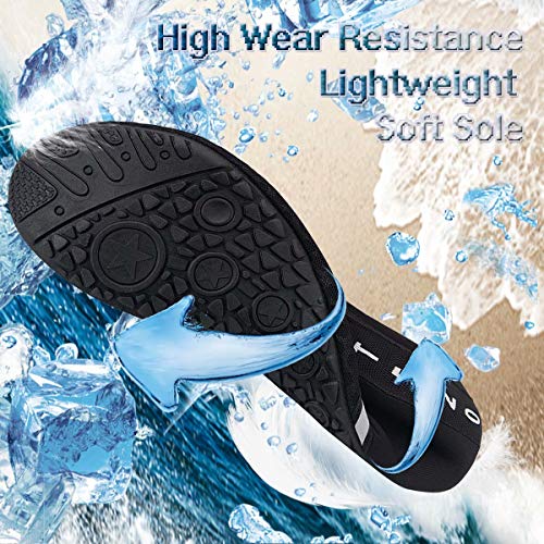 Image of YALOX Water Shoes Women's Men's Outdoor Beach Swimming Aqua Socks Quick-Dry Barefoot Shoes Surfing Yoga Pool Exercise