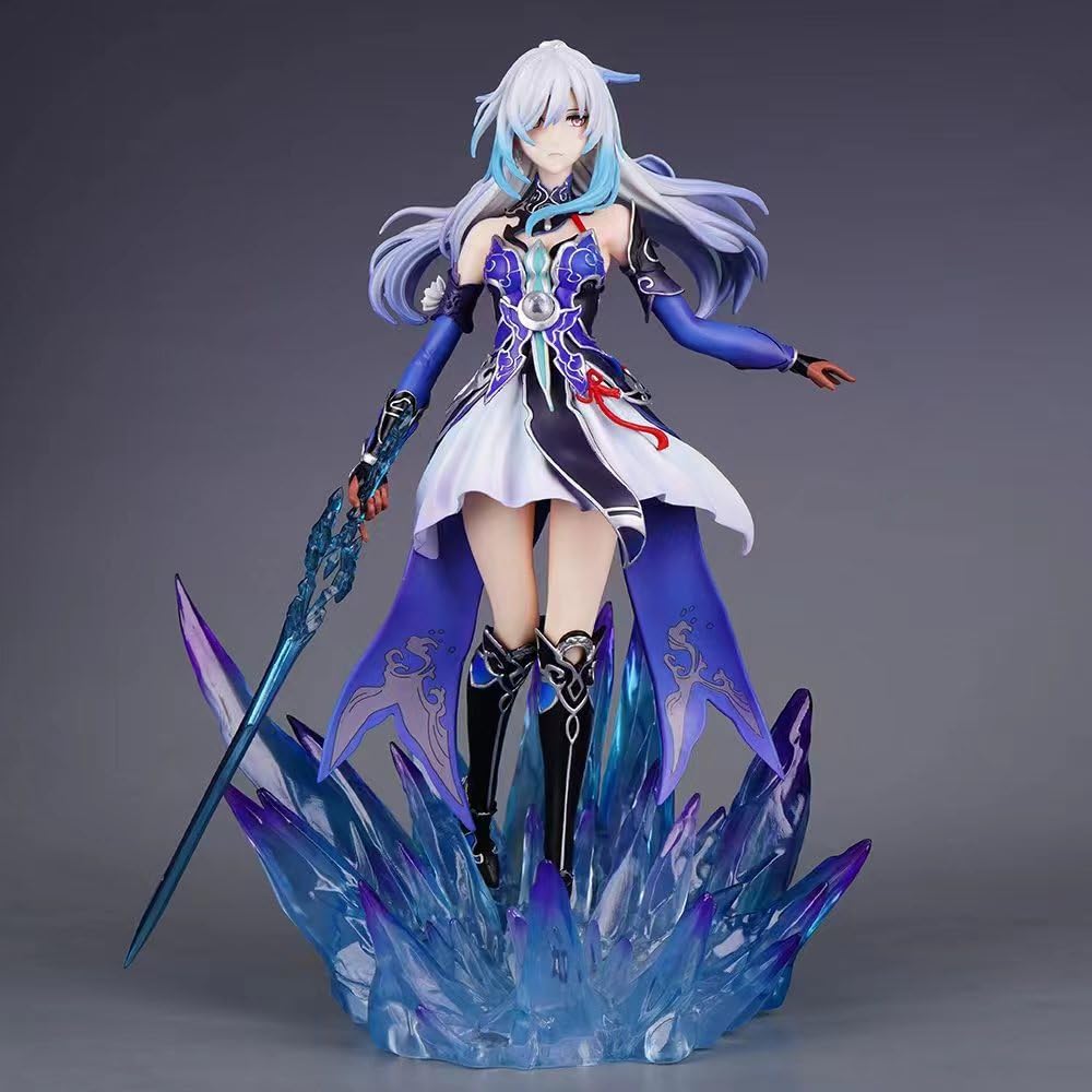 崩壊スターレイル　鏡流　フィギュア Amazon.co.jp: 崩壊スターレイル 鏡流 フィギュア 23CM PVC像 ギフト
