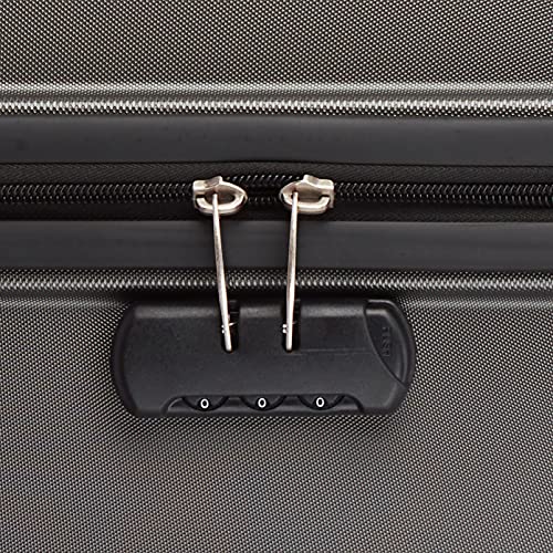 Image of Aristocrat Lisbon ABS Hardside Trolley Bag with Anti-Scratch Surface (Small 55 Cms Graphite)