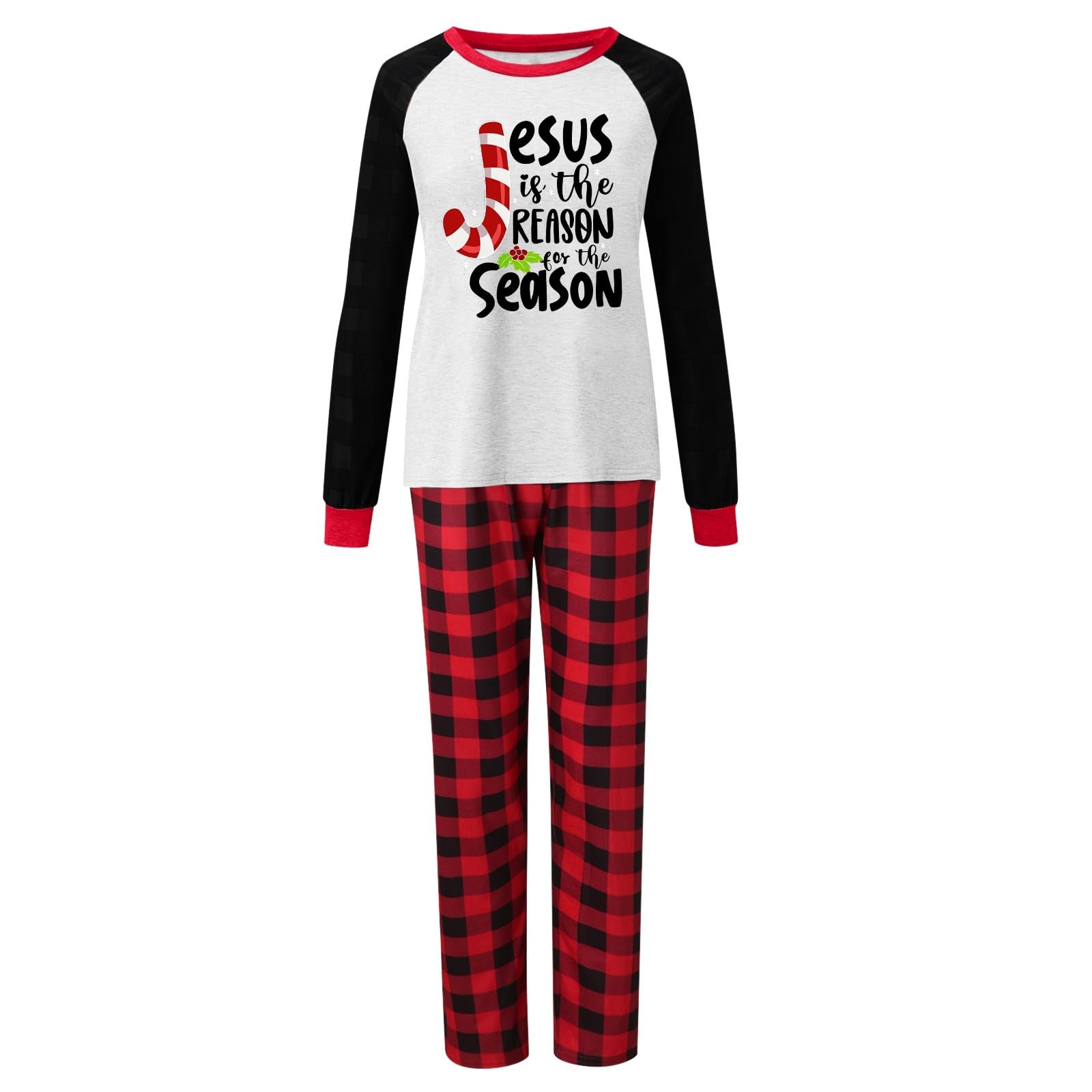 Generisch Abgestimmtes Weihnachts Familienoutfit Set, weiches festliches Freizeitset für Frauen, Paare und die gesamte Familie