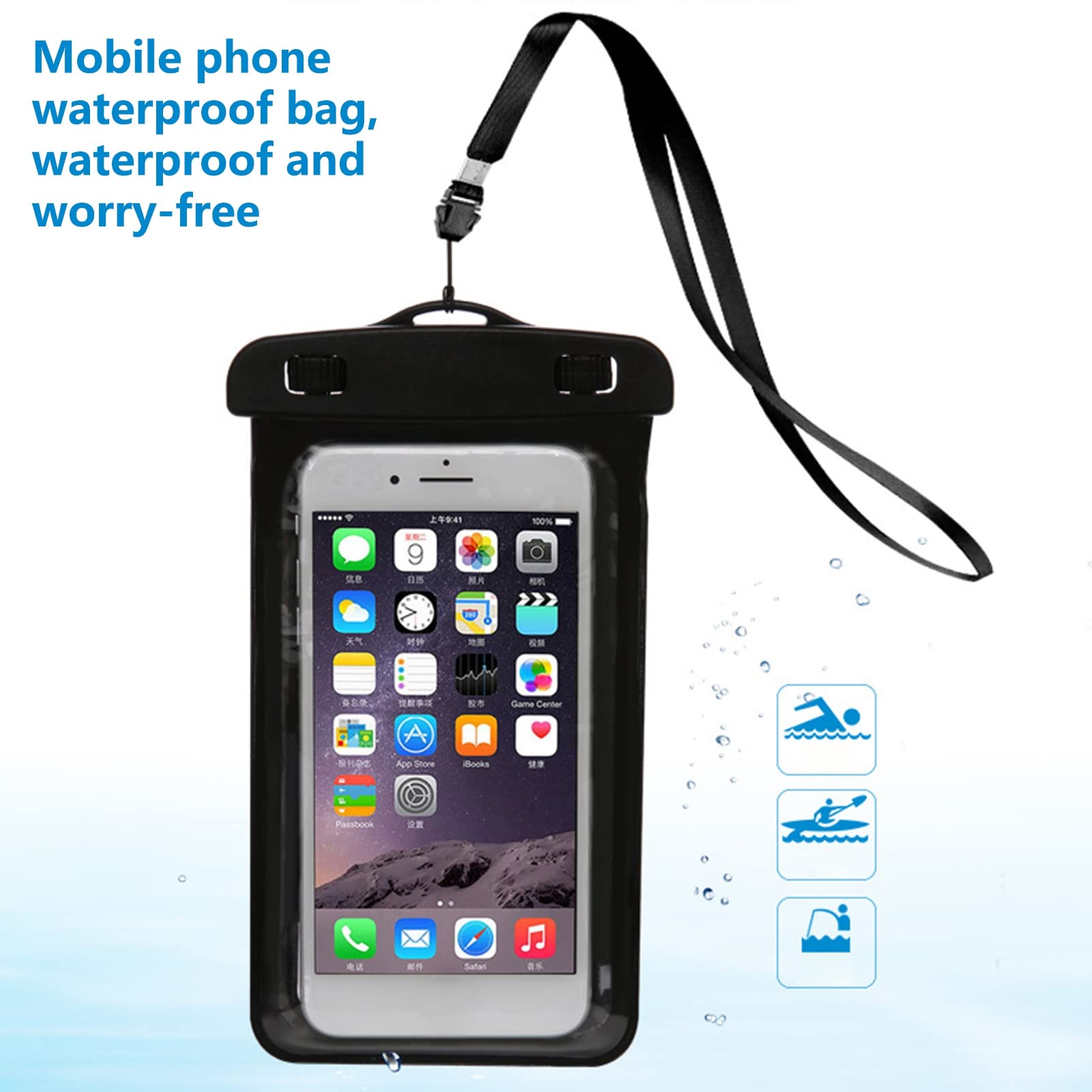Porta Cellulare Impermeabile Touch Screen in Pvc E Poliestere