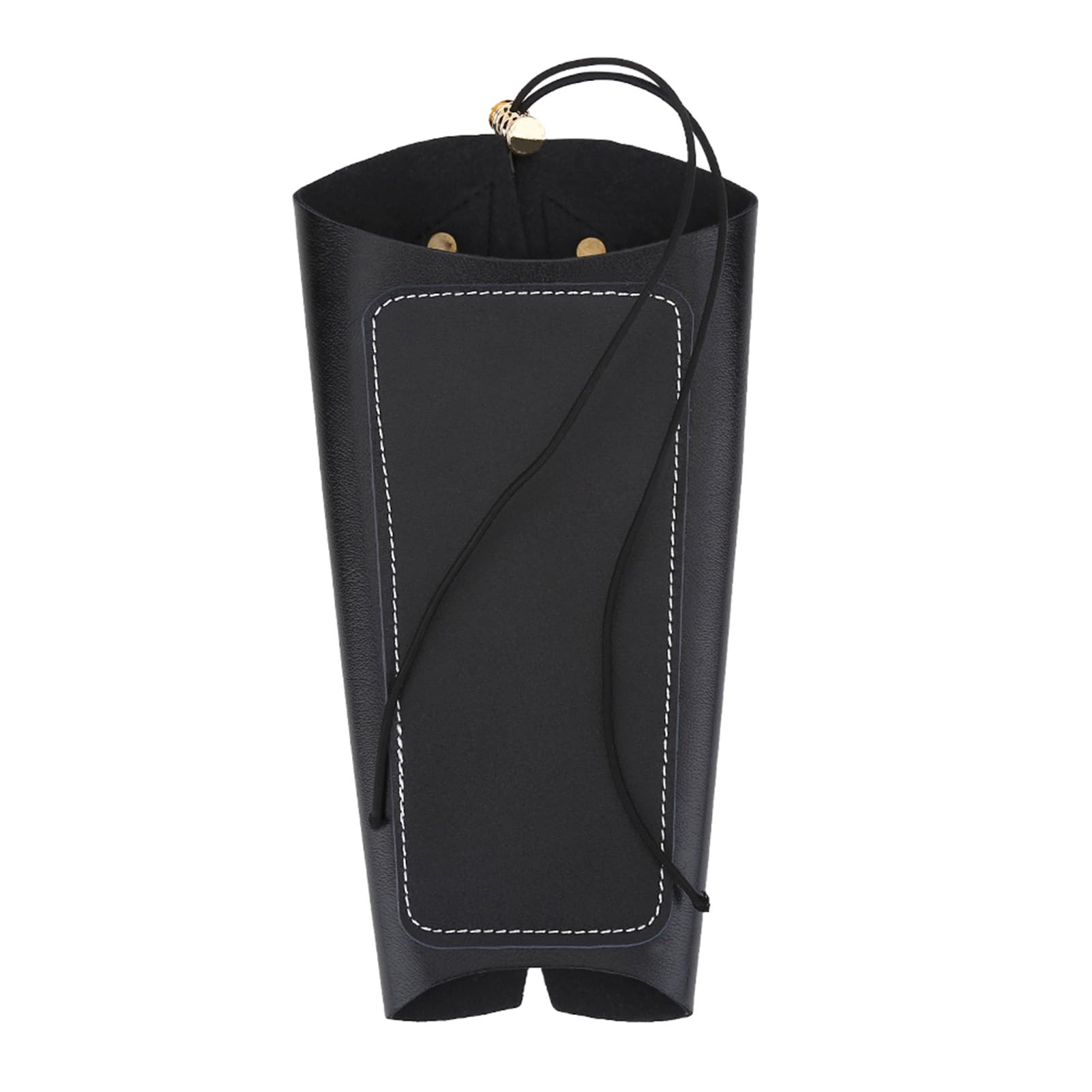 Keenso Protector de Brazo de Tiro con Arco, Protector de Brazo de Cuero de PU Ajustable Duradero Protector de Brazo Accesorio de Aparejos para Entrenamiento de Arco Tradicional recurvo - 3