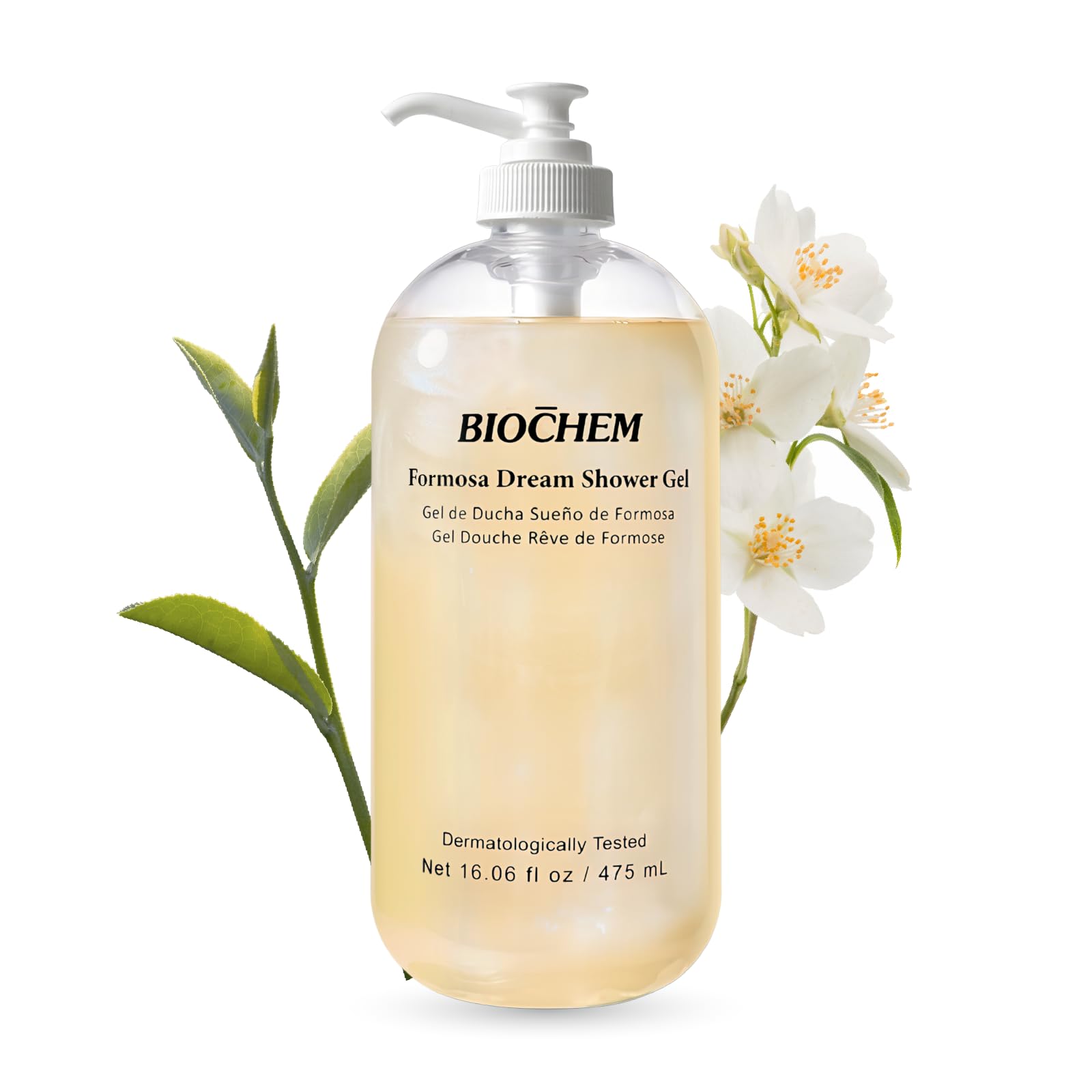BIOCHEM Formosa Dream Shower Gel, Natural Body Wash for Hydrating 16 oz 16.06 Fl Oz (Pack of 1)
