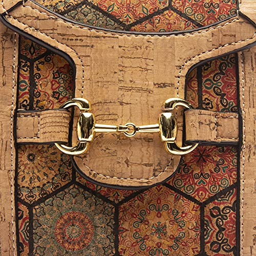 Byoeko borsa in sughero tracolla per telefono