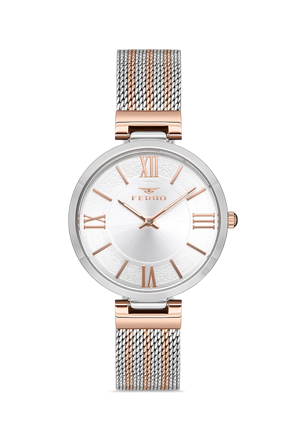 Ferro Analog Silver Dial Womens Watch-F21155C-E (B09RWL5SMM) Amazon Price History, Amazon Price Tracker