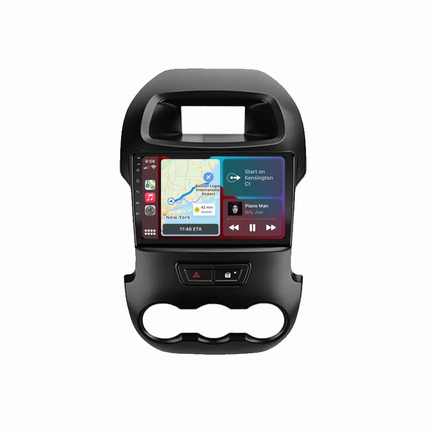 Radio Coche 2 DIN Bluetooth Carplay Inalámbrico Ford Ranger Enlace Espejo 8