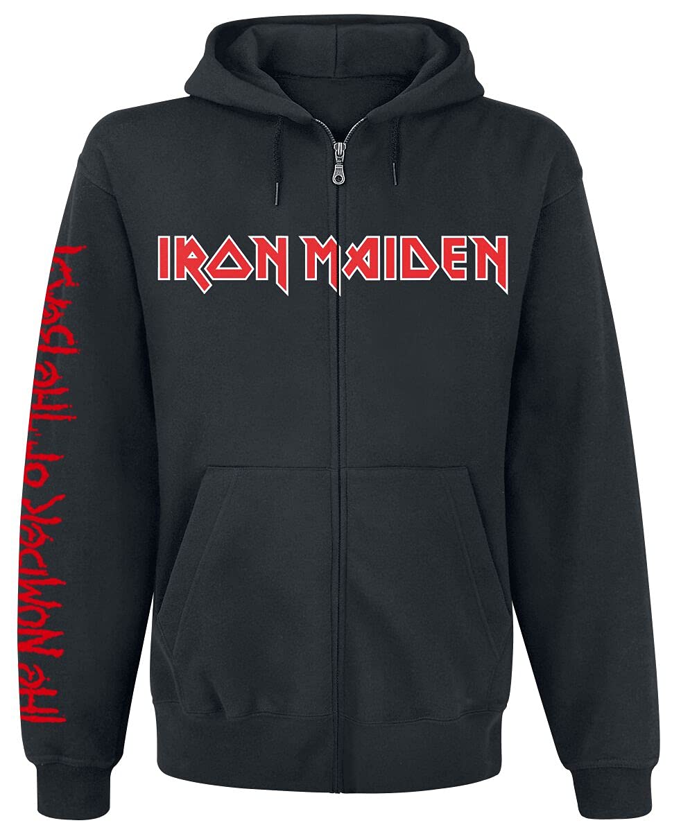 Iron Maiden NOTB Männer Kapuzenjacke schwarz Band-Merch, Bands