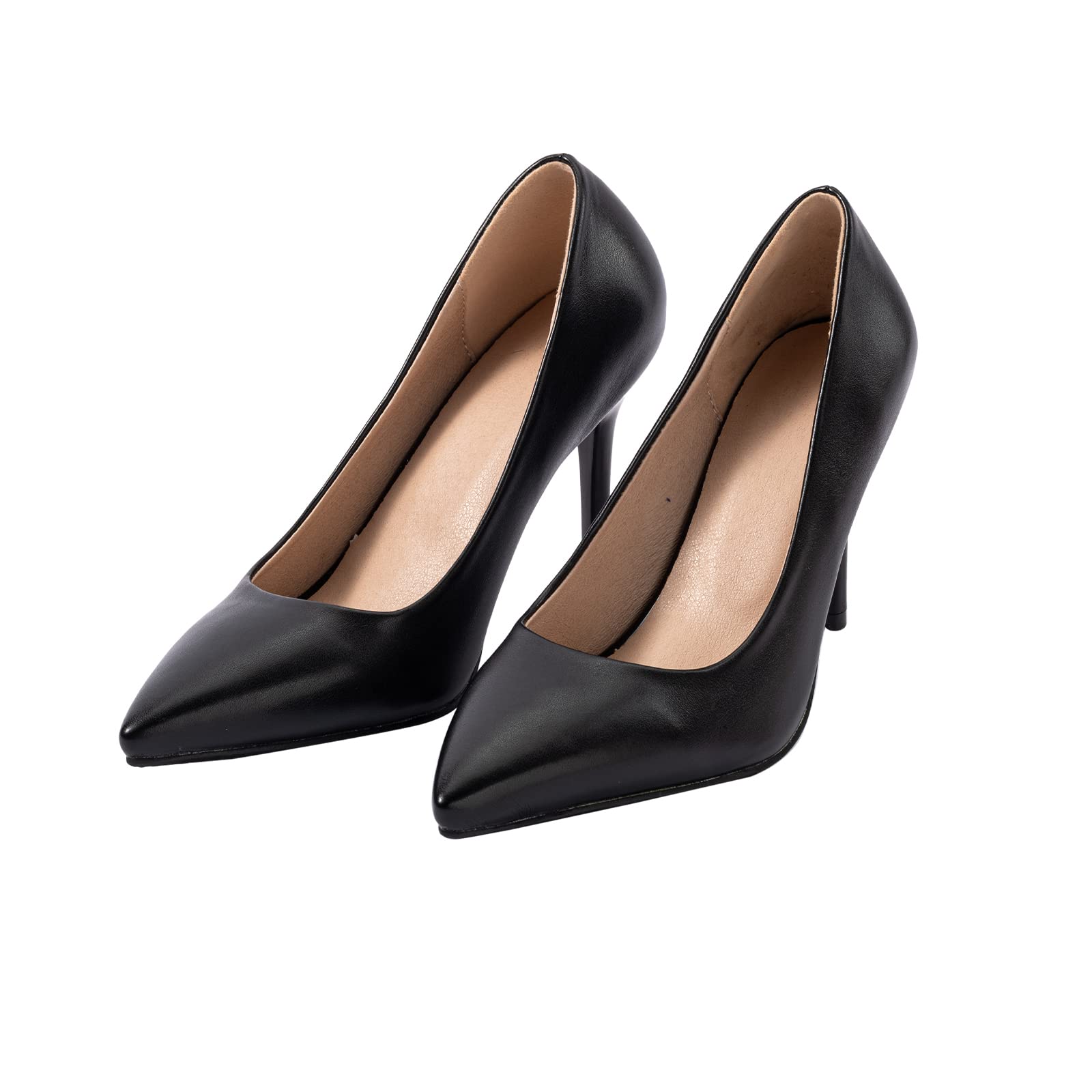 Photo 1 of ChinaJaco High Heels for Women Sexy Pointed Toe Stiletto Pumps Slip-on Classic Dress Office Shoes Women's Casual Heels Thin(Black,6), Size 37