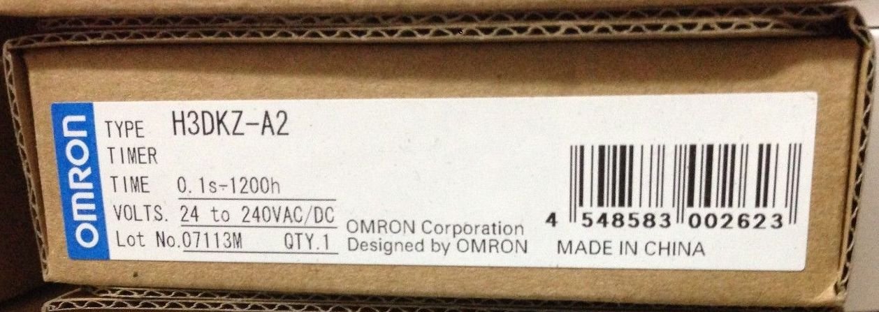 Omron H3DKZ-A2 AC/DC24-240 ON Delay Timer DPDT Relay Output