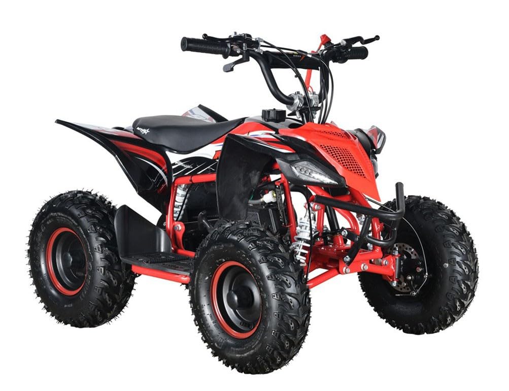 Miniquad de gasolina 49cc infantil Mini KF con arranque a tirador y ruedas de 6 pulgadas