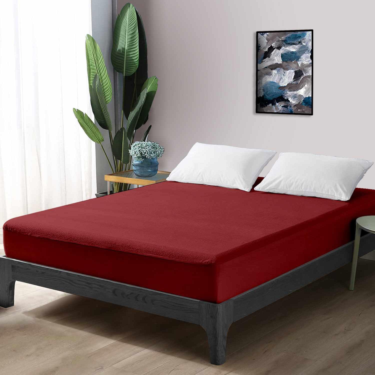 See full amazon price history chart for The Sleep Protector Waterproof Premium Cotton Mattress Protector for Bed | Fitted Double Size Breathable | Bed Protector| Hypoallergenic Mattresses Cover | Ultra Soft, Breathable (Gray, 78x60) The Sleep Protector Waterproof Premium Cotton Mattress Protector for Bed | Fitted Double Size Breathable | Bed Protector| Hypoallergenic Mattresses Cover | Ultra Soft, Breathable (Gray, 78x60) (B0D8T2VHS2) Amazon Price History, Amazon Price Tracker