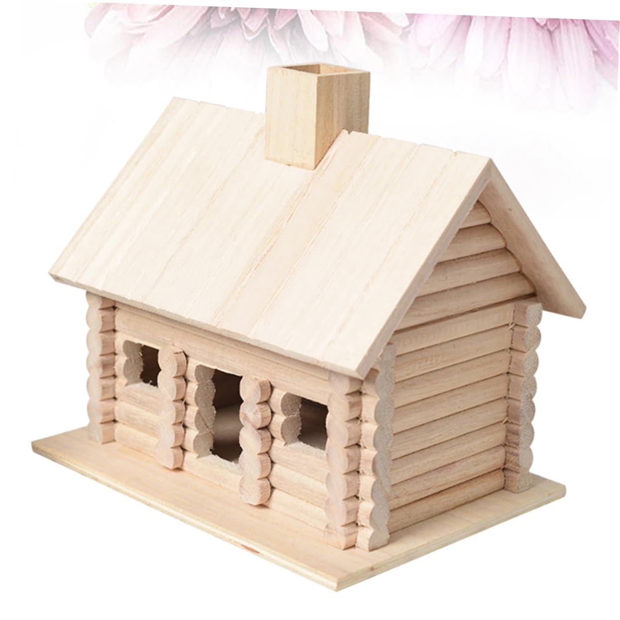 Maison des Oiseaux en Bois Fait Main à Large Entrée pour Canari Extérieur