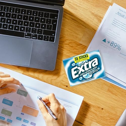 Miniatura 8 de EXTRA Goma de mascar polar sin azúcar paquete de 35 manchas