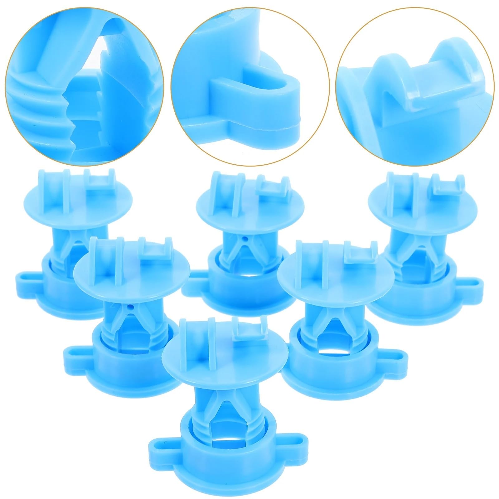 50/100 isolanti per recinzioni elettriche blu, filo in polipropilene resistente per recinzioni agricole, forniture per giardinaggio, filo liscio/accessori per tubi per case e attrezzature