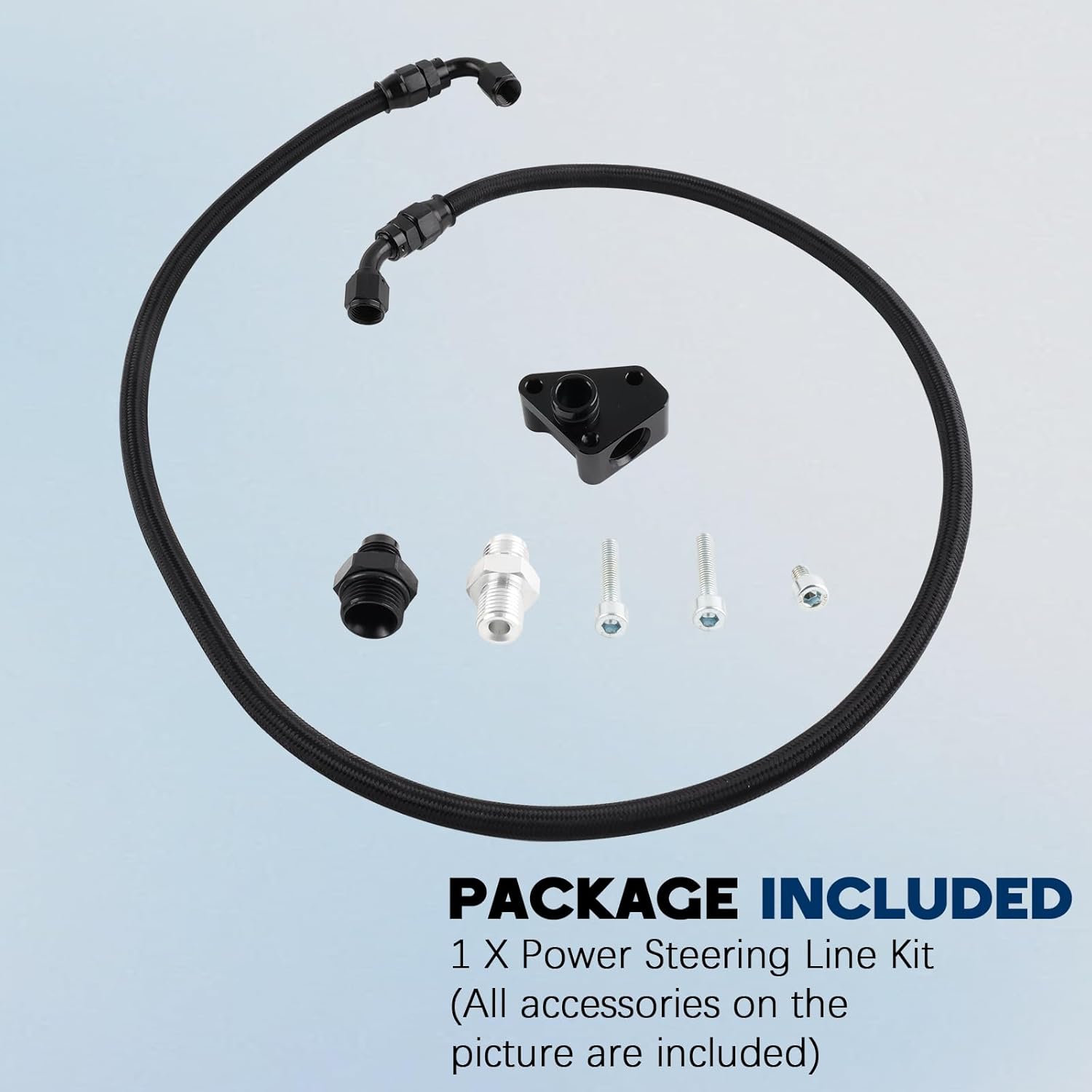 Power Steering Line Kit Compatible With 2002-2004 DC5 RSX Type-S & K-Swap EG/EK/DC