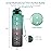 EYQ 32 oz Water Bottle with Time Marker, Carry Strap, Leak-Proof Tritan BPA-Free, Ensure You Drink Enough Water for Fitness, Gym, Camping, Outdoor Sports(green/black)