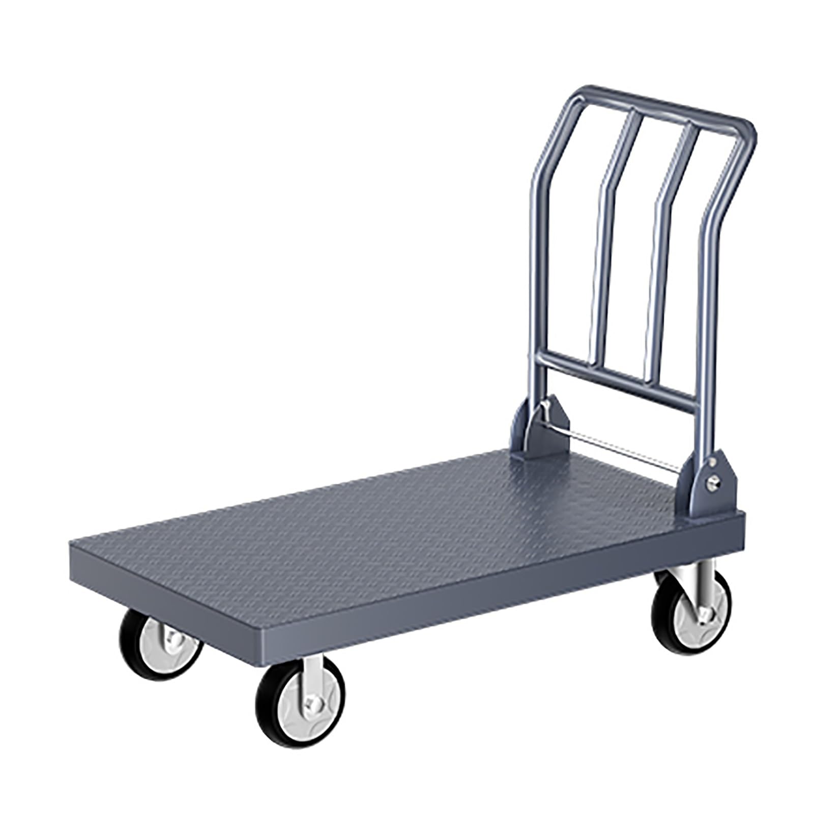 LKLNKVL Handcart, Heavy Duty with Wheels, Easy to Store, Used in Supermarkets, Companies, Gardens, Hotels(Small)
