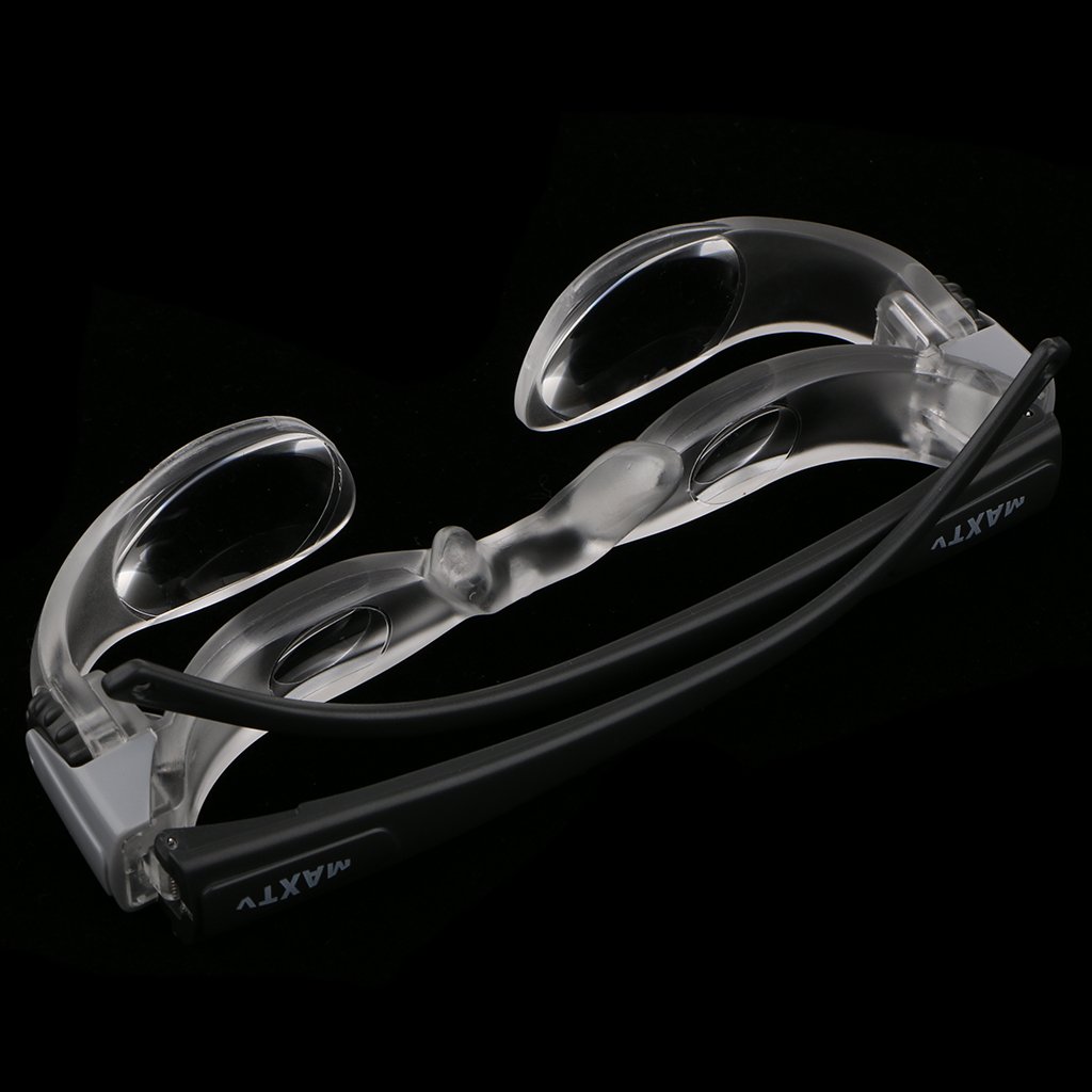 Gazechimp 2.1X Zoom Grossissement Lunettes Télévision Magnifying Glass Lentilles Clair Agrandissement