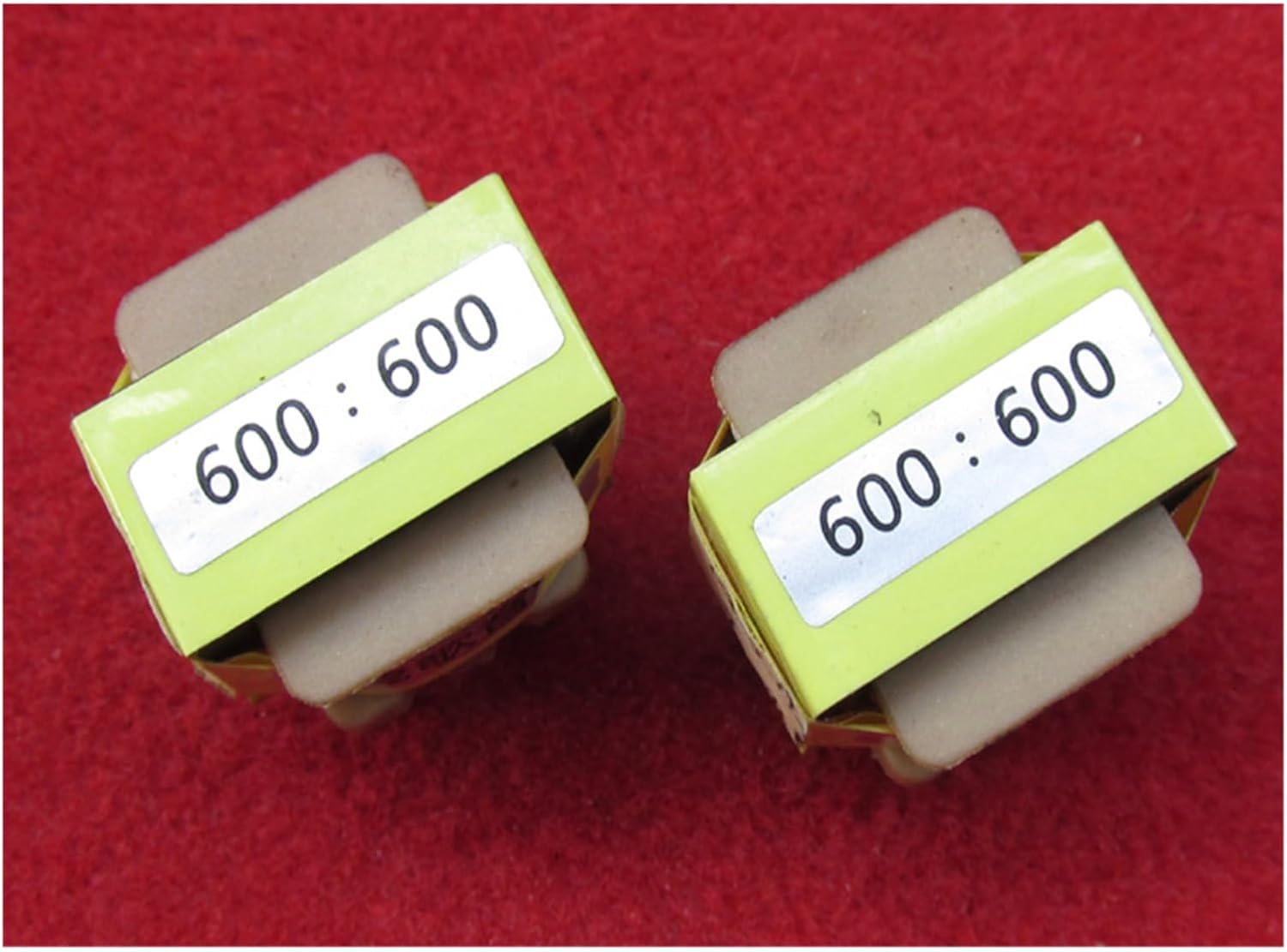 MeLphi Silicon Steel Sheet 600 ohms: 600 ohms Audio Isolation Transformer Frequency Response 18Hz~150kHz -1DB (Color : Gold)