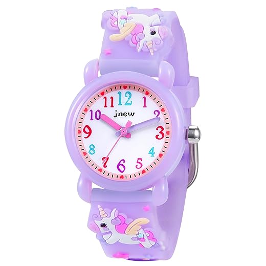 Vicloon Kids Watch, Analog Quartz Watches for Girls Boys, 3D Cartoon Toddler Watches with Comfortable Silicone Band Best Toys Gifts for Girls Boys Age 3-12
