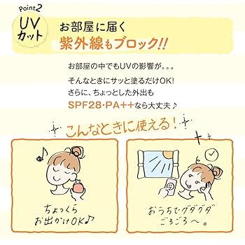 UV乳液 朝用スキンコンディショナー UVミルク｜CEZANNEの効果に関する
