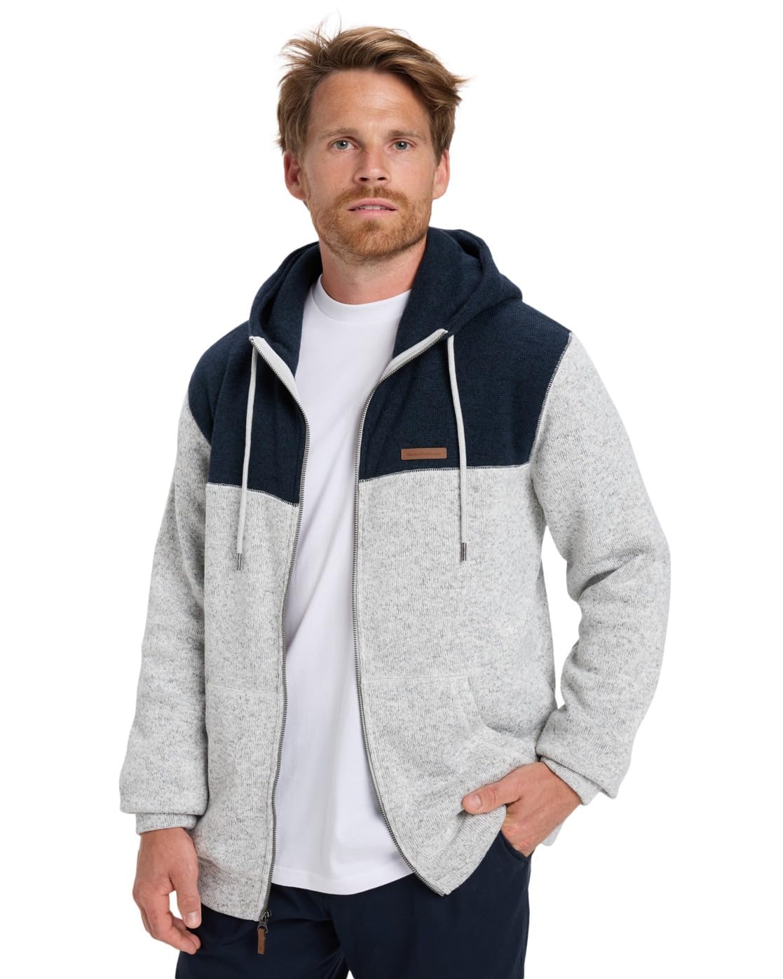 Quiksilver Keller Block Zip Bluza polarowa Szary XL