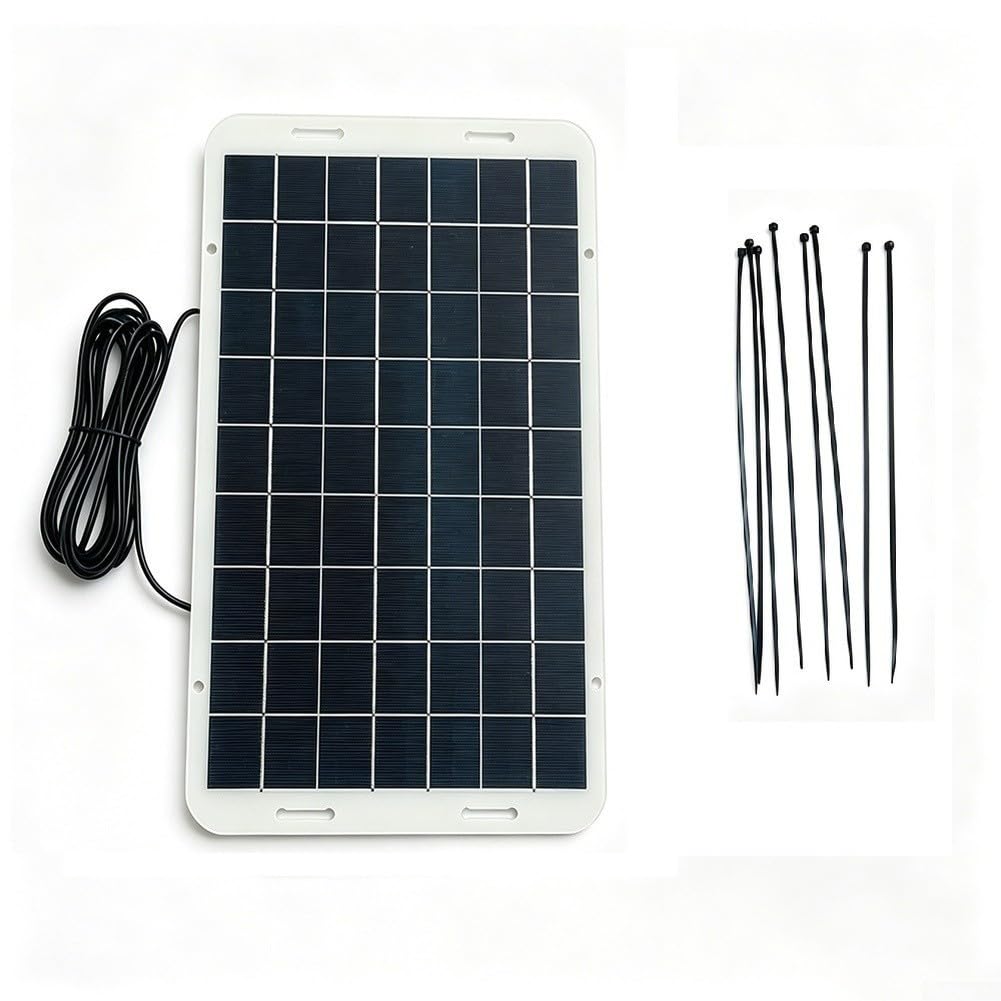 Module de charge solaire 12W 18V avec câble DC5521 pour entretien batterie