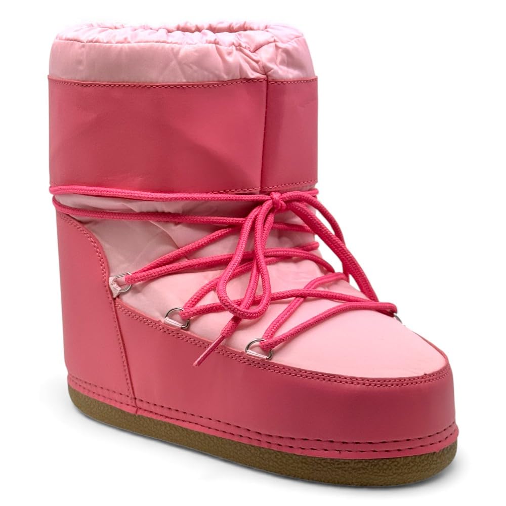 Wild Diva Women Snow Boot Mid Calf Warm Winter Boots